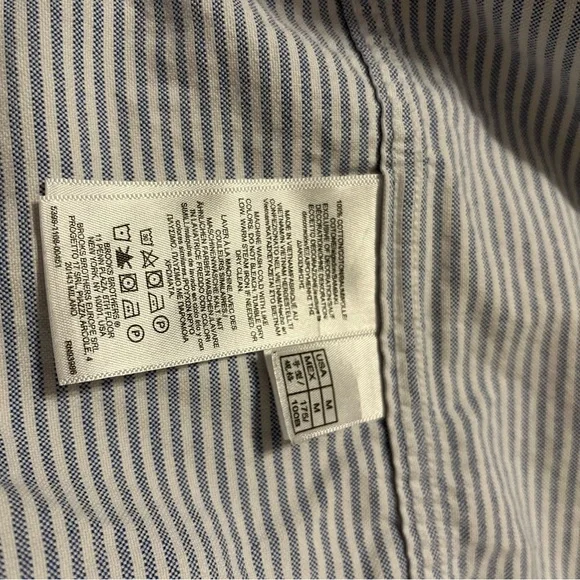 Brooks Brothers Friday Shirt Oxford Stripe Button Down Medium - Picture 5 of 5